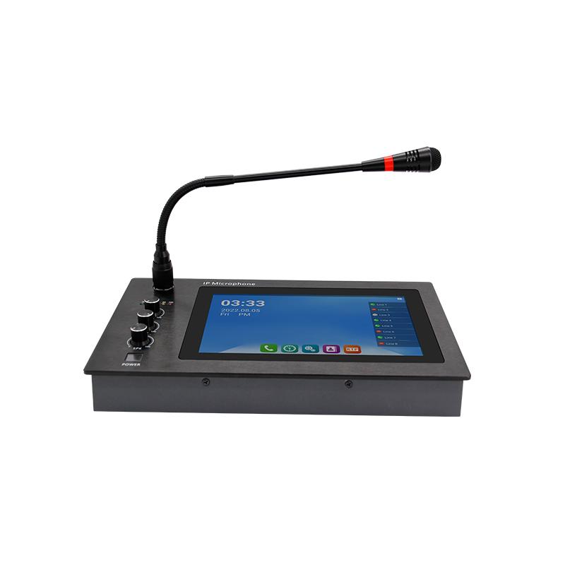 IP Network Intercom Paging Microphone