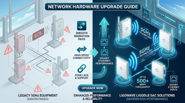 5GHz EOL Replacement Guide | Ubiquiti, Cambium & MikroTik Status + LigoWave Options